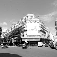 パリのデパート写真