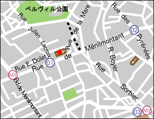 ノートルダム・ドゥ・ラクロワ教会地図